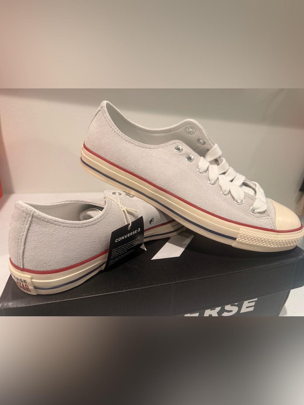Converse Chuck Taylor All Star Gray Suede Lace-Up Sneakers US 9.5 / 43 EUR - Picture 5 of 7